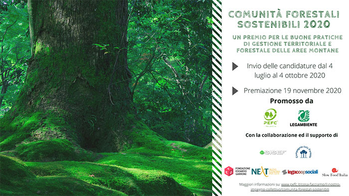 Premio Comunità forestali sostenibili