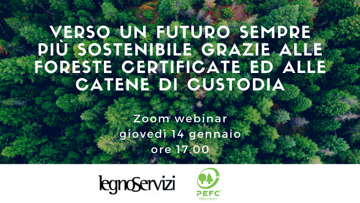 Legno Servizi e PEFC organizzano un webinar sulla certificazione forestale e le catene di custodia