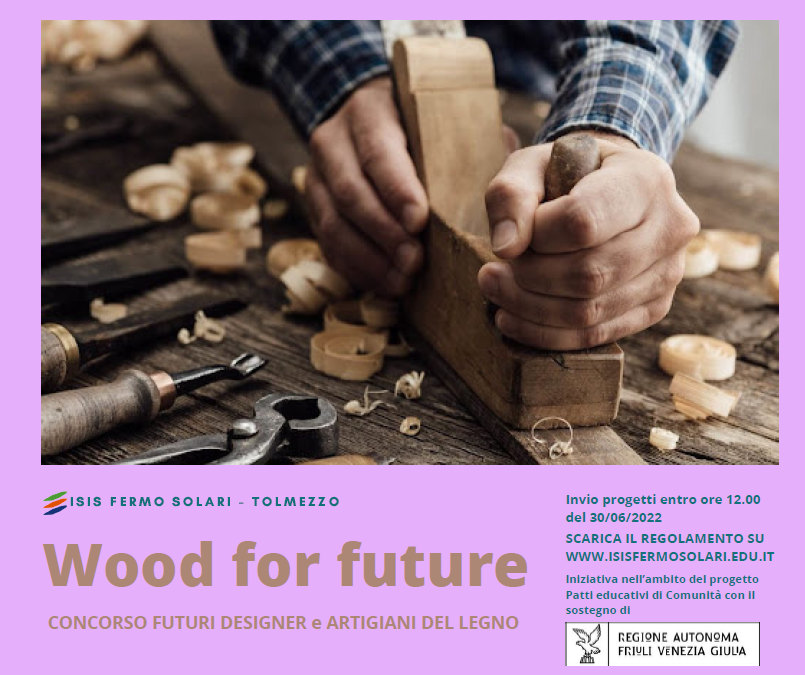 WOOD FOR FUTURE – Concorso futuri designer e artigiani del legno