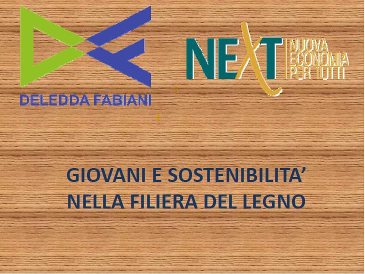 “Giovani e sostenibilità nella filiera del legno”