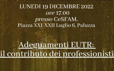 ADEGUAMENTI EUTR: IL CONTRIBUTO DEI PROFESSIONISTI