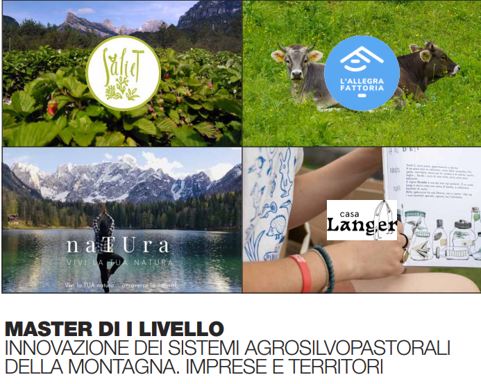 Avvio Master “Innovazione dei sistemi agropastorali della montagna. Imprese e territorio”