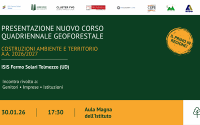 Presentazione del nuovo corso quadriennale Geoforestale all’ISIS Fermo Solari di Tolmezzo