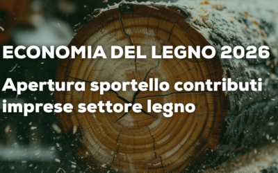 Aperte le domande per gli incentivi regionali “Economia del Legno 2026”